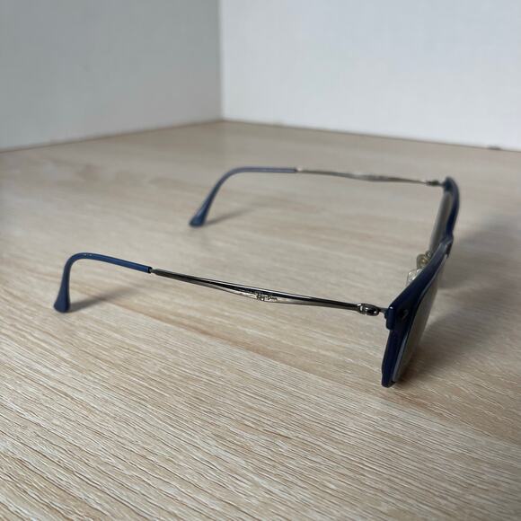 Ray-Ban RB7039 5451 LightRay Eyeglasses Blue FRAMES ONLY 51-18-140 Italy - Picture 8 of 8